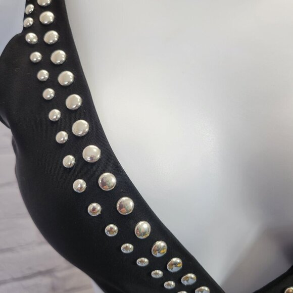 Bar III Women's Tell Me About It Stud One-Piece Swimsuit - Picture 4 of 7